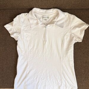 Sport Haley 〰️ Rhinestone Golf Polo Top